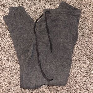 dark grey jogger sweatpants